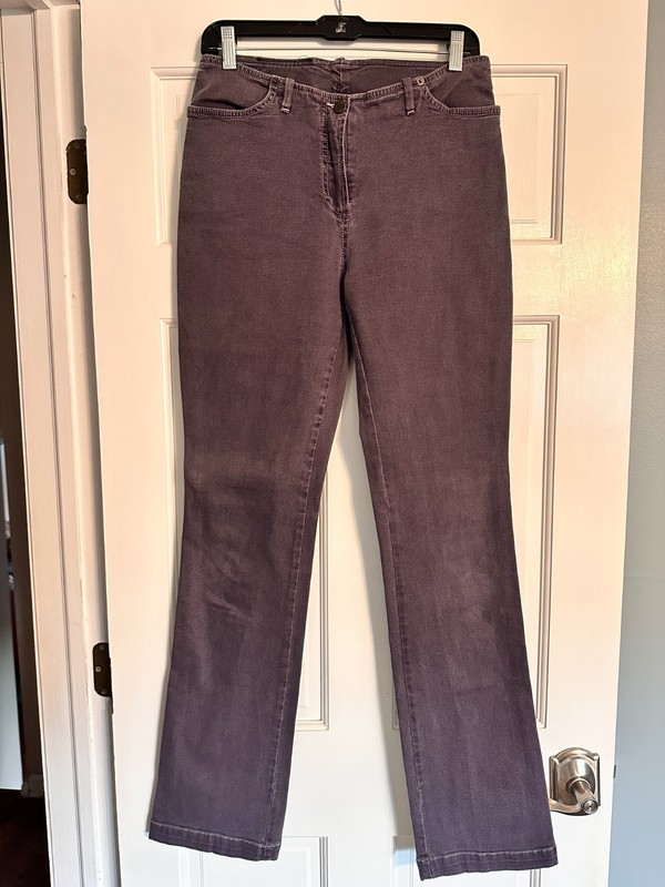 Vintage 1990's PLEIN SUD PURPLE DEMIN JEANS Size 44/12 France (approx US 10)