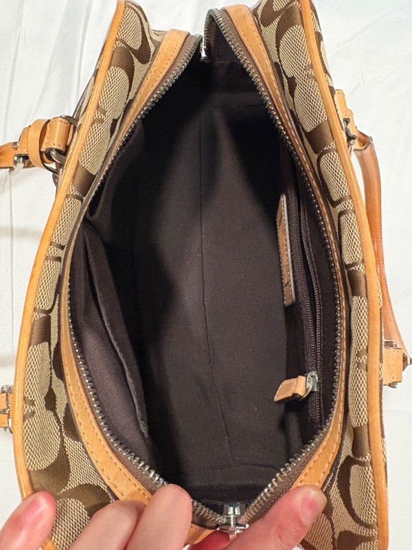Coach Signature C Satchel/handbags, Tassel Charm. gallery