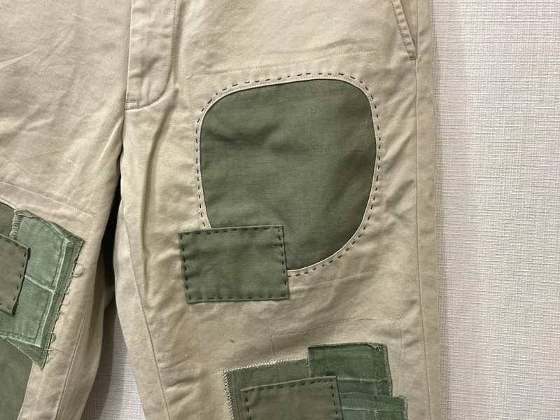 Polo Ralph Lauren Chinos, Size W32, Repaired and Customised, Beige gallery