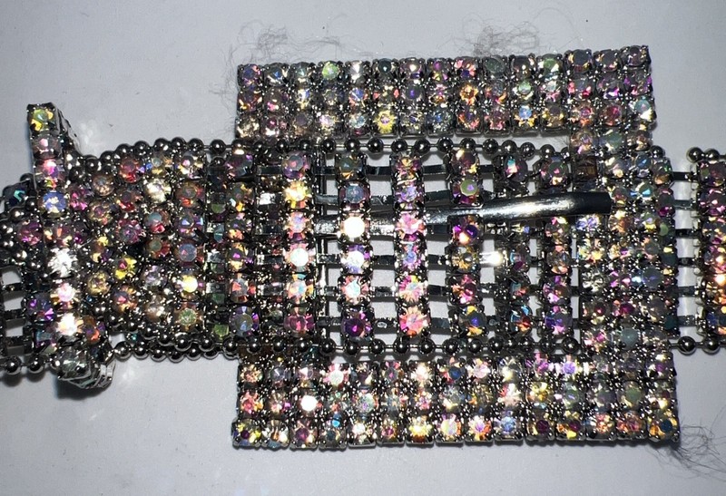 Vintage Rhinestone Adjustable Fashion Belt
