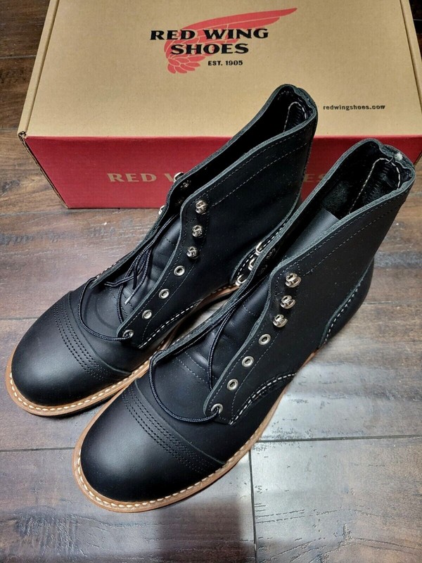 Red Wing Heritage Classic 6″ Iron Ranger Boot #8084 Black Made in USA