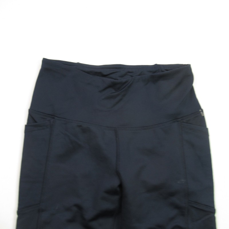 Sypder Leggings Womens Medium Stretch Lightweight Navy Running Yoga gallery