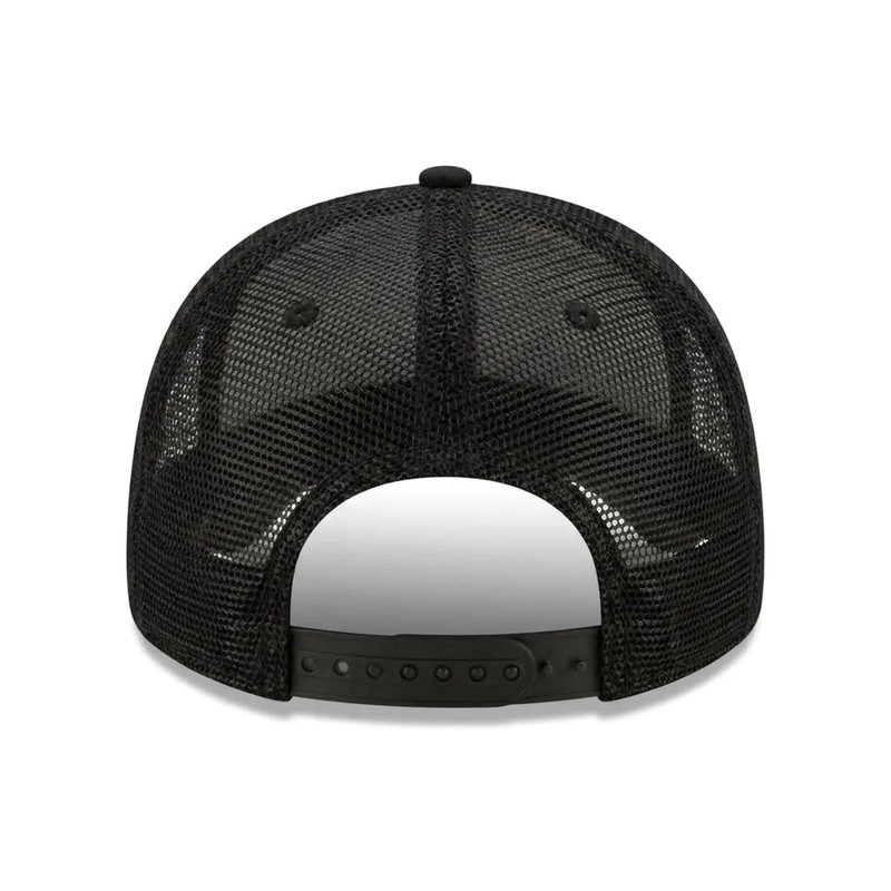 Nissan Logo Embroidered 9FORTY Trucker Hat Black Mesh Snapback Cap gallery