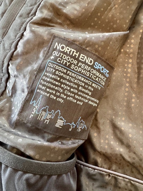 Northend Men's Water Resistant Polyester Pongee Jacket Black XL New with Tags gallery