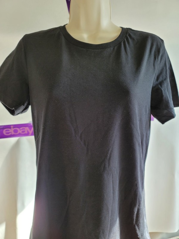 Womens New Bella + Canvas Heather CVC T Shirt Black Size 2XL