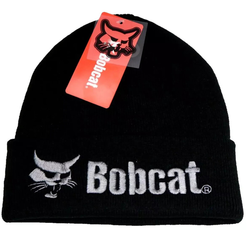 Bobcat OSFM Acrylic Winter Beanie w/ Embroidered Logo Adult One Size – Black