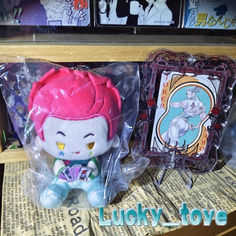 11cm Official Hunter×Hunter Hisoka Plush Doll Keychain Toy H×H Plushie Pendant gallery