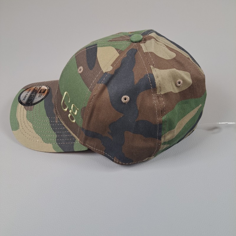 New Era 39Thirty Stretch Cotton Fitted Hat Camo Large/XL Embroidered New gallery