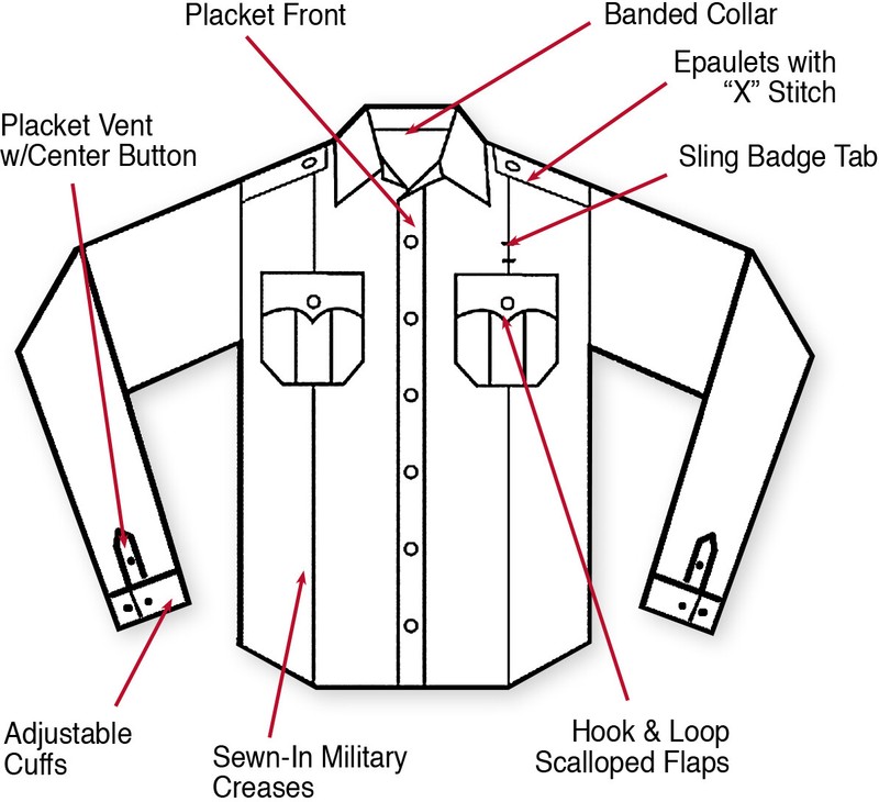 Light Blue Uniform Shirt Long Sleeve Official Officer Police Security Work gallery