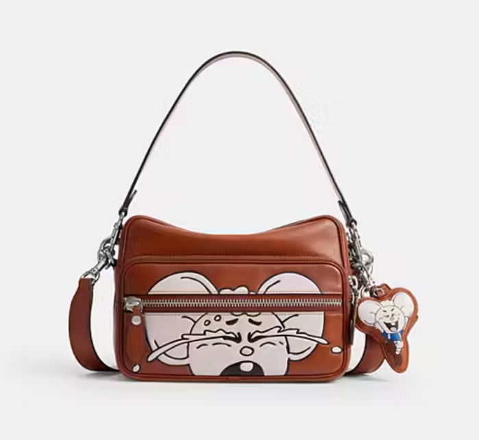 Coach x Brain Dead Dakota Crossbody Bag with Kachi Mouse CEO01 AMB