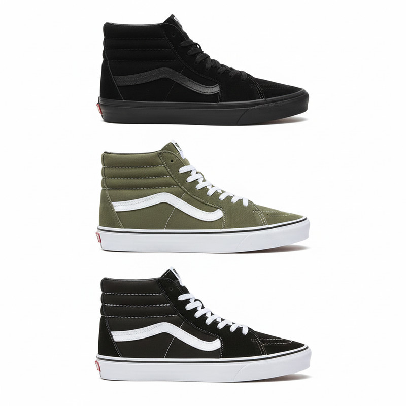 VANS SK8-Hi Unisex Skate Shoes Suede/Canvas Sizes 4.5 - 13 gallery