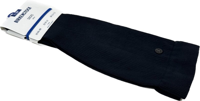 Birkenstock Adult Blue OTC Cushion Logo Soft Cotton Support Sole Socks US Sz 6-8