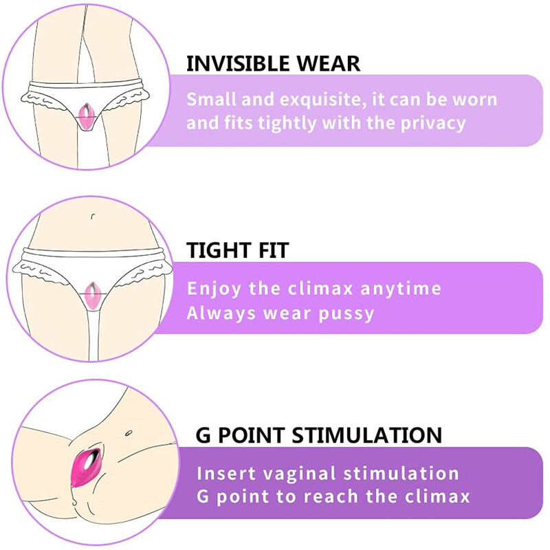 Panties Massager Vibrating Wireless Remote Control Women Underwear US gallery