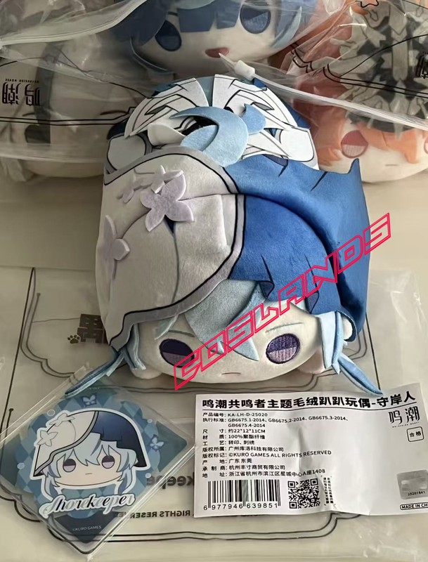 22cm Official Wuthering Waves The Shorekeeper Plush Doll Anime Pillow Toys Gift