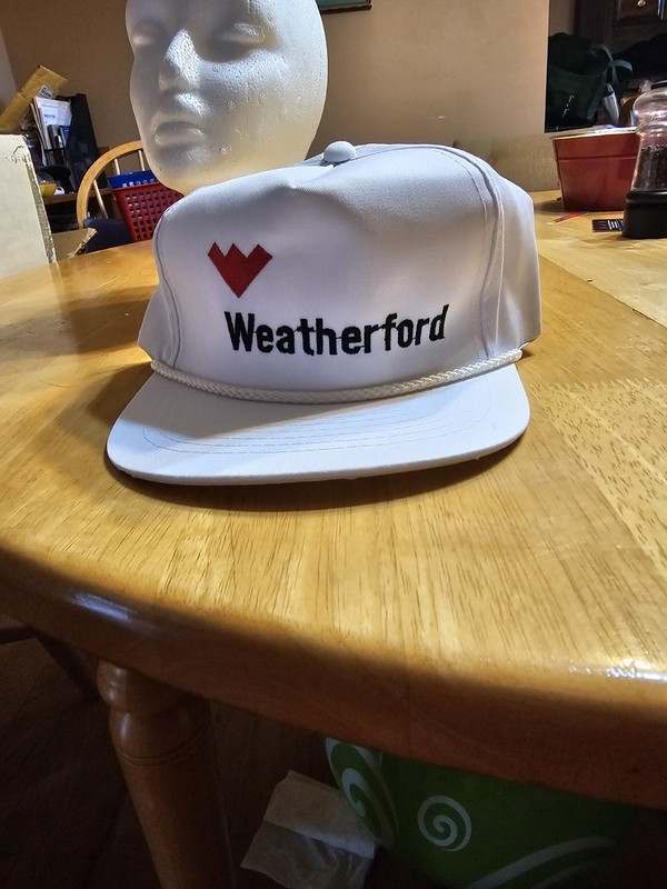 Weatherford White Solid Snapback Cap Adjustable One Size Unisex Adults gallery