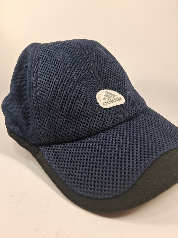 Adidas VTG Mesh Trucker Hat Cap Blue Y2K Streetwear Techwear Gorpcore OSFM