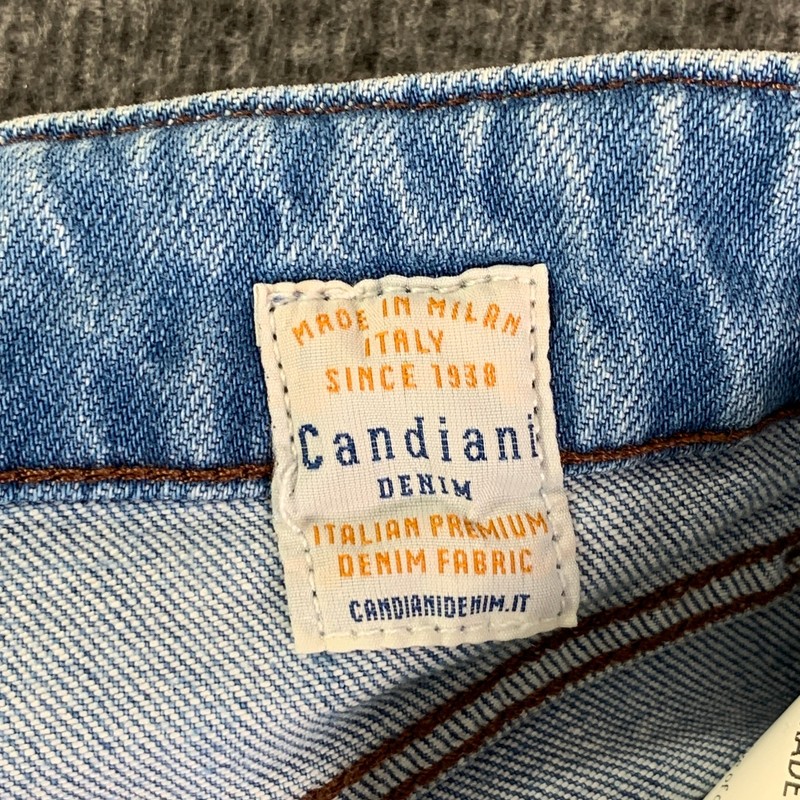 Candiani Jeans Men 33x33 Light Blue Made In Italy Luxury Pant Stretch Denim gallery