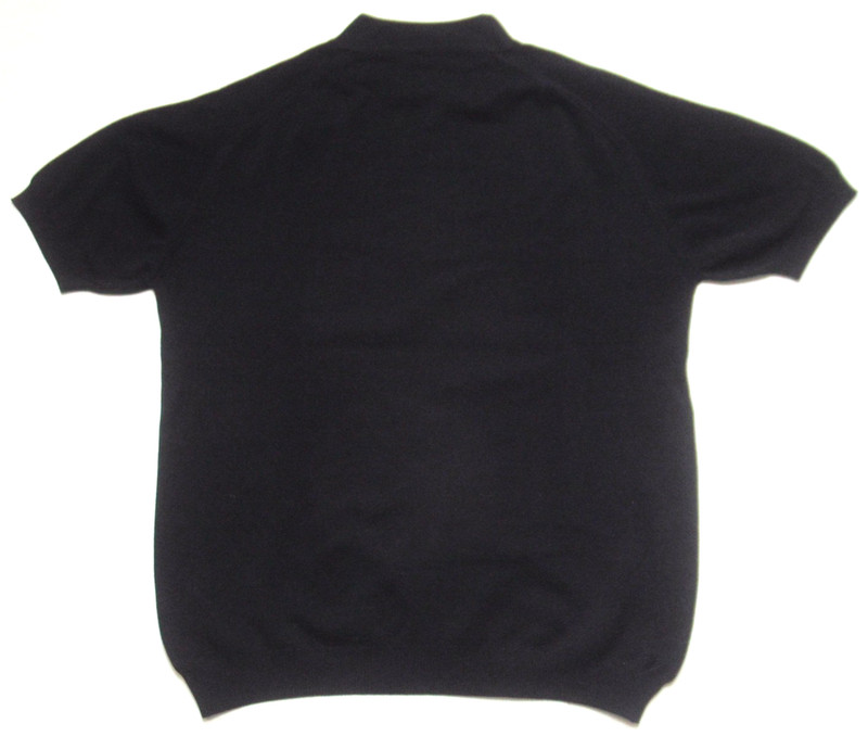 Vintage 60's Puritan Ban-Lon Knit Sweater Shirt Rockabilly Black Men’s Small gallery