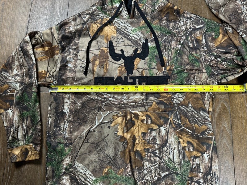 Realtree Camo Hoodie Men’s L Hunting Pullover Deer Logo gallery