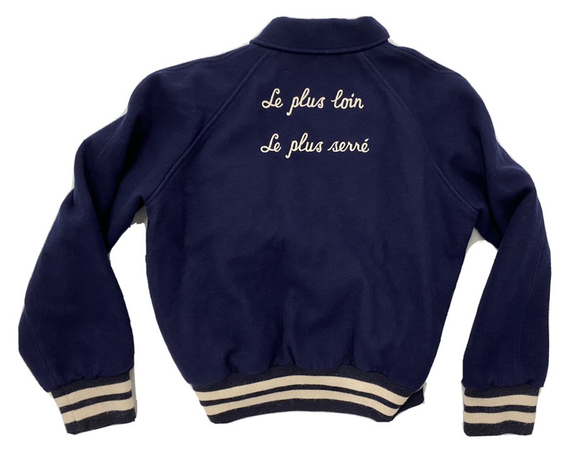 $3,000 Gucci Blue Wool Varsity Jacket Size US Large, EU 50 Made in Italy gallery