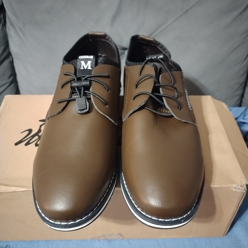 Casidram Men’s Casual Dress Shoe New Lace Size US 8.5 CN 42