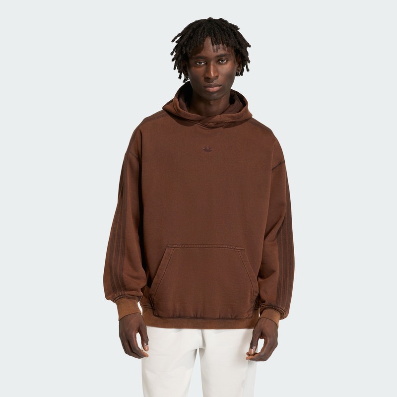 adidas men Premium Essentials Retro Washed Hoodie