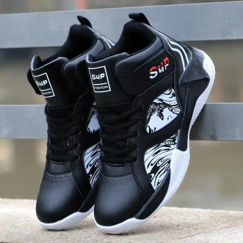 Men’s High Top Basketball Sneakers Anti Slip Running Casual Sport Shoes 2025