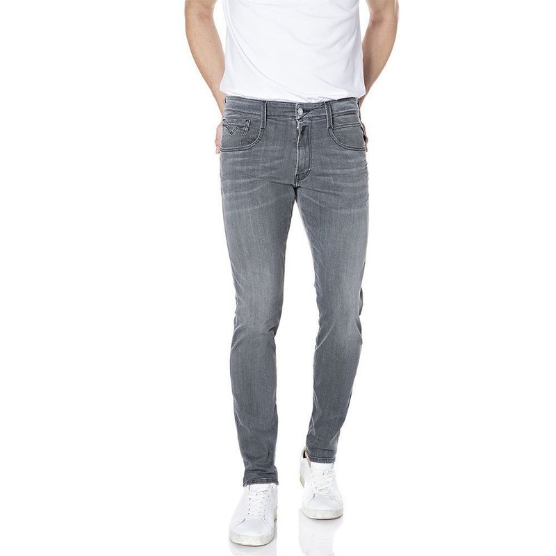 Neue Replay HerrenjeansM914Y 249 874 096 ANBASS Anbass, Grau, SLIM