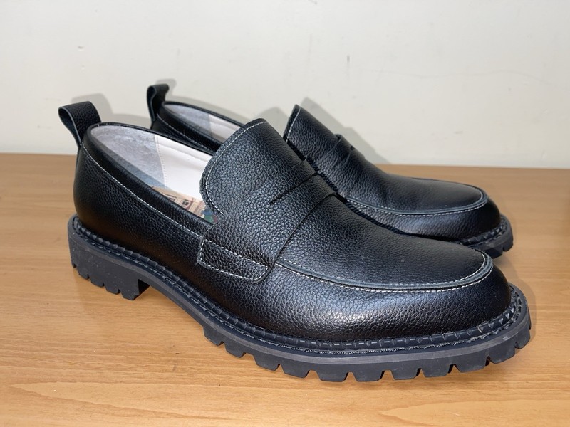 Above The Ground Black Sleeper Penny Loafers Men’s Sz 13 Light Worn