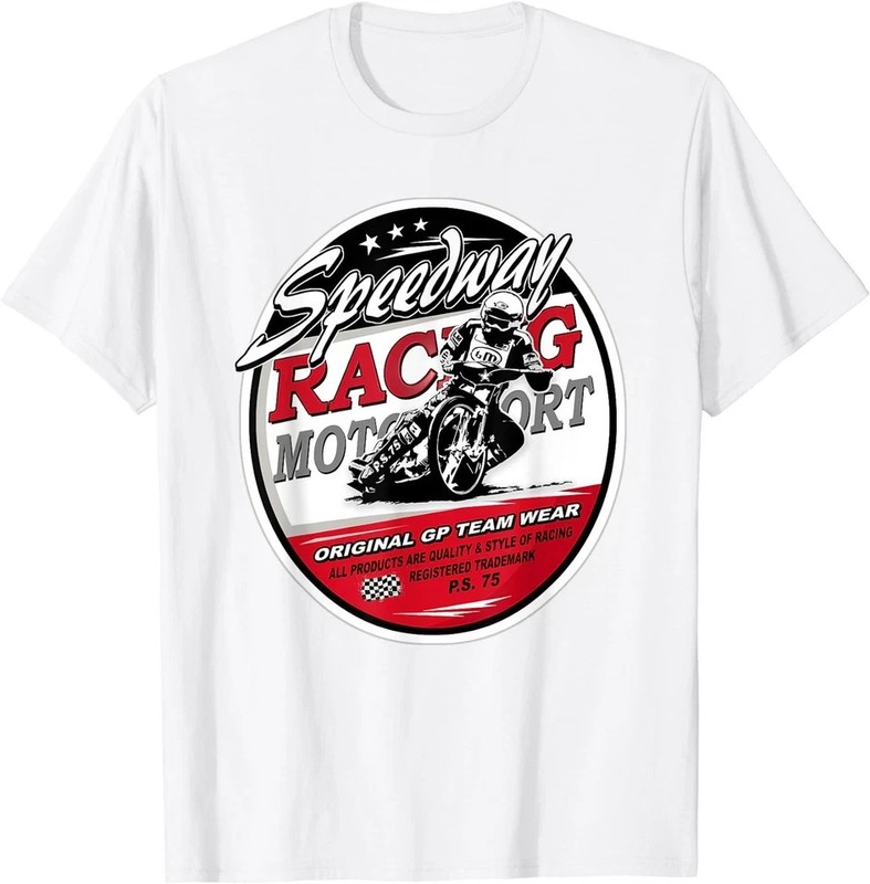 Motorcycle Speedway Flat Track Racing Graphic Tee Unisex Rider Gift T-Shirt gallery
