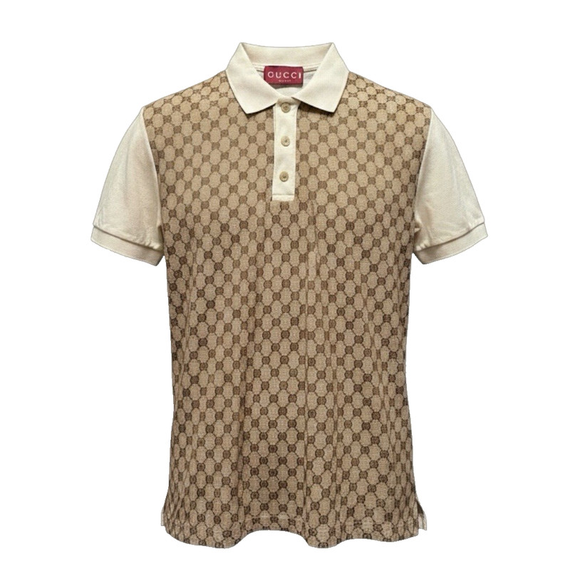 Gucci GG luxury polo shirt, size L, AS NEW