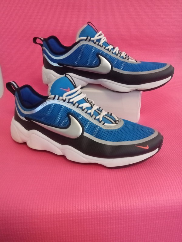 Nike Air Zoom Spiridon Mens Size 11 Royal Blue Athletic Running Shoes Sneakers