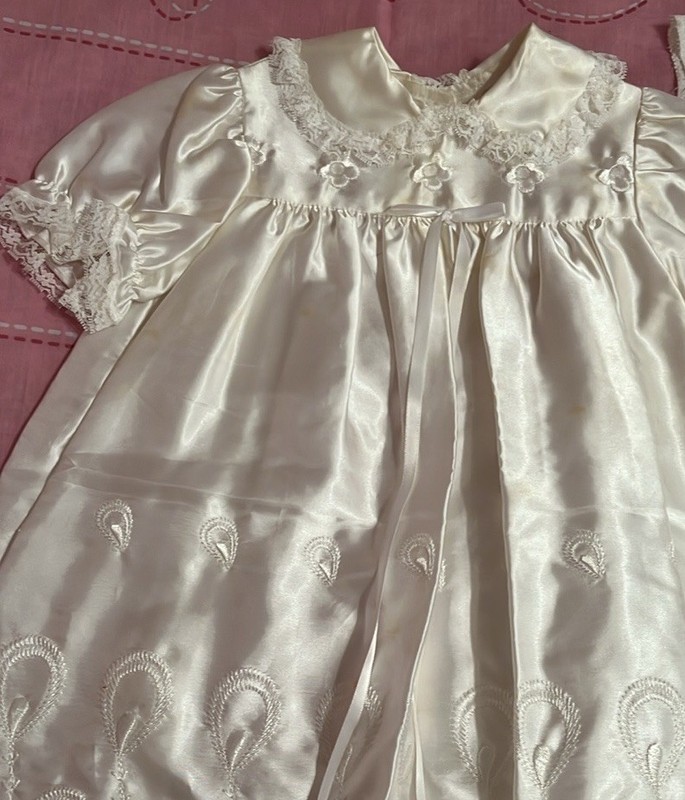 Christening Vintage 3 Pieces Dress Girls 12-14 Month gallery