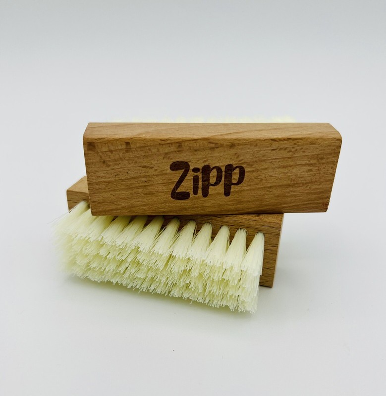 ZIPP Prime Shoe Cleaning Brush Set- 2 Pieces with FREE 2 fl. oz. Shoe Cleaner gallery