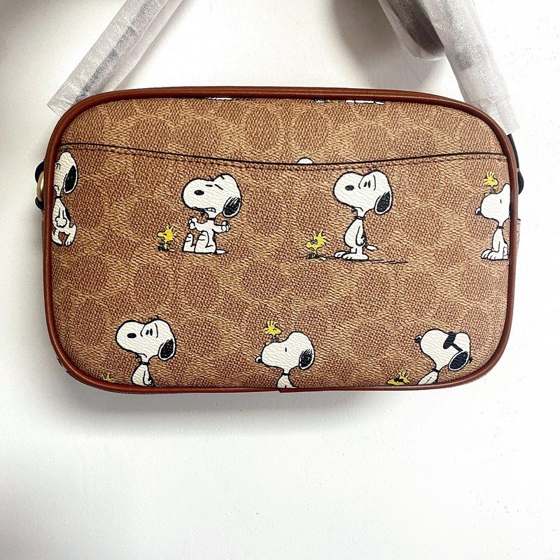 Coach X Peanuts Jamie Camera Bag In Signature Canvas With Snoopy Print CBM27 NEW gallery