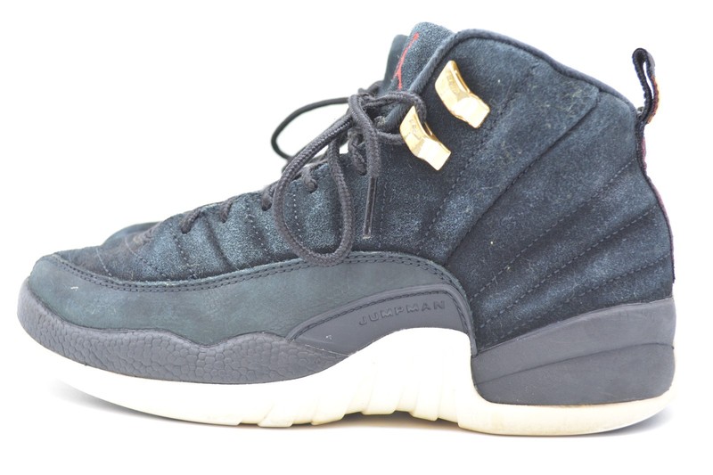 Air Jordan 12 Retro Reverse Taxi Basketball Sneakers 153265-017 Size 5Y gallery