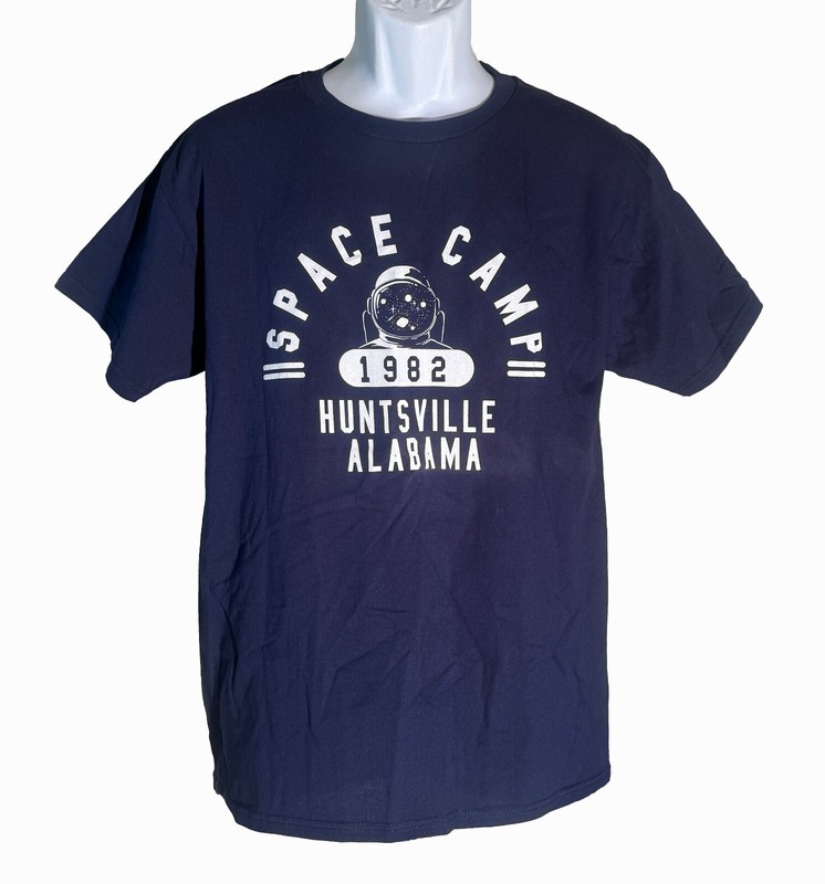 SPACE CAMP HYNTSVILLE ALABAMA 1982 Short Sleeve Blue T-Shirt Small
