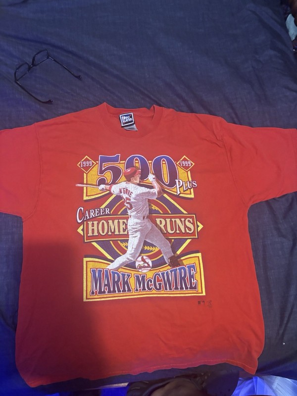 Pro Player Mark McGwire St. Louis Cardinals MLB Red Shirt Size L