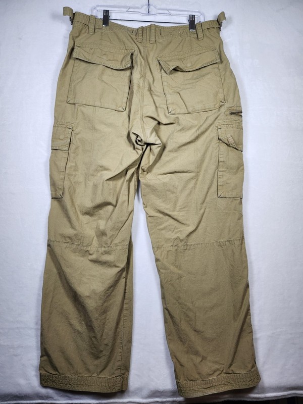REI Mens Cargo Pants Khaki Utility Outdoor Adventure Size 38x32 gallery
