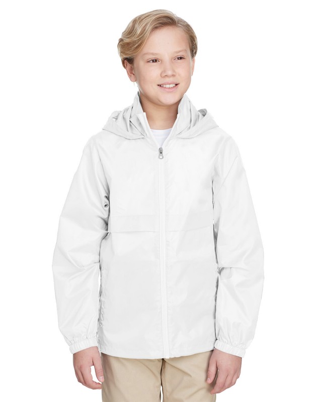Team 365 Youth 100% Polyester Zone Protect Lightweight Jacket TT73Y S-XL