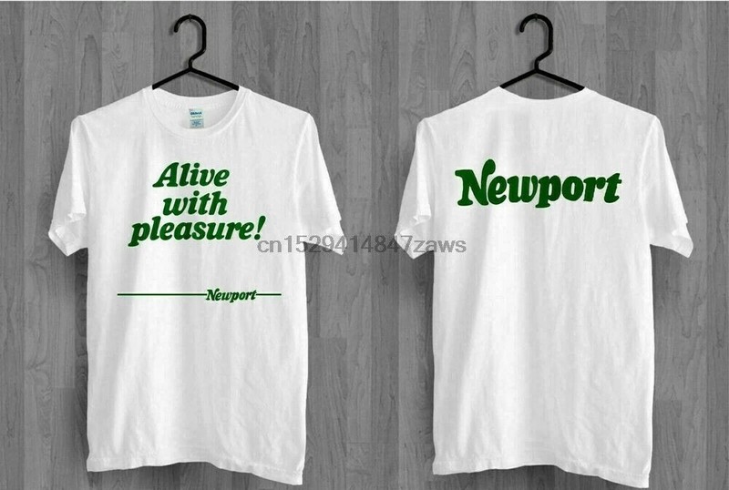 ALIVE WITH PLEASURE Newort Tour 80s Vintage Reprint T Shirt New gallery