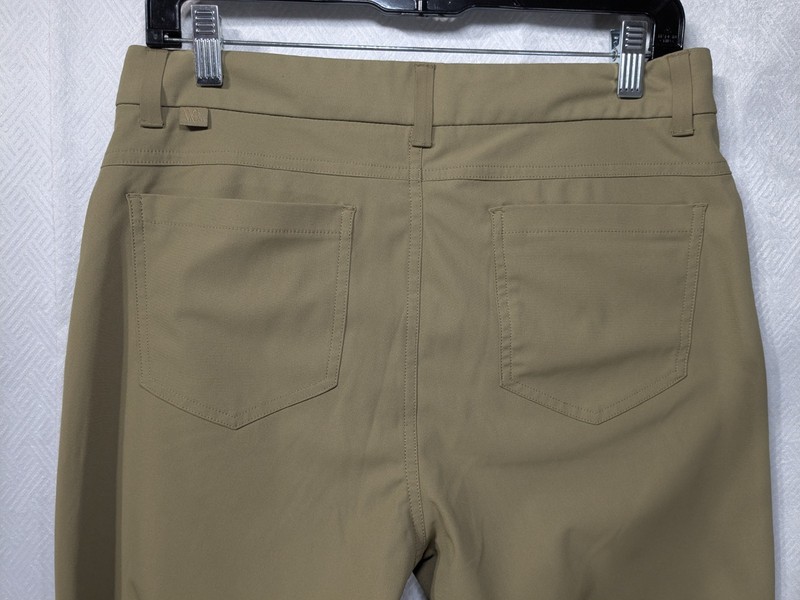 VRST Men's Performance Pants 4 Pocket Taupe Stretch Size 32x30 Actual 32 x 29 gallery