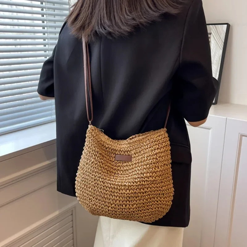 Ladies Fashion Summer Straw Crossbody Bag Women Beach Holiday gallery
