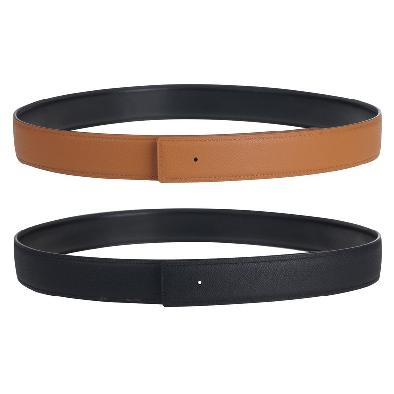 H Genuine leather belt replacement belt without buckle 32mm wide