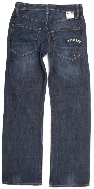 G-Star Locker Mens Blue Straight Jeans W30 L32 (31799) gallery