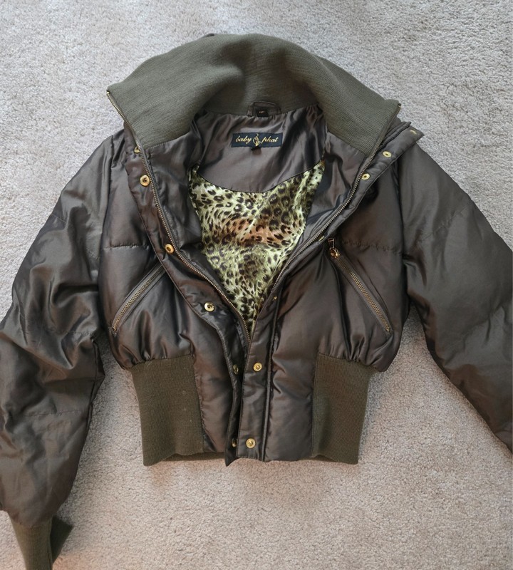 Vintage Y2K Baby Phat Cropped Puffer Jacket
