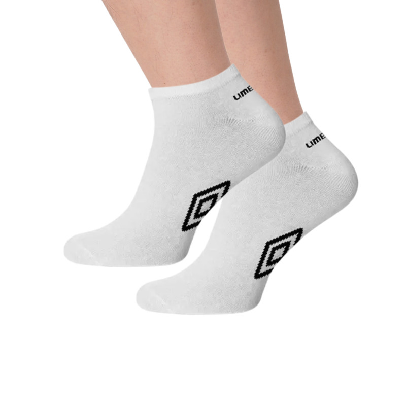 New Men's Official Summer Umbro Trainer Socks White Black Size 6-11 gallery