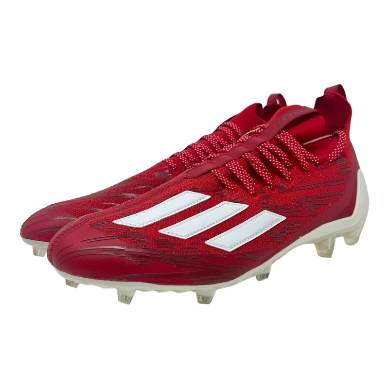 Adidas Adizero Primeknit HP8745H Football Cleats Red/White Men's Size 12.5 - NEW gallery