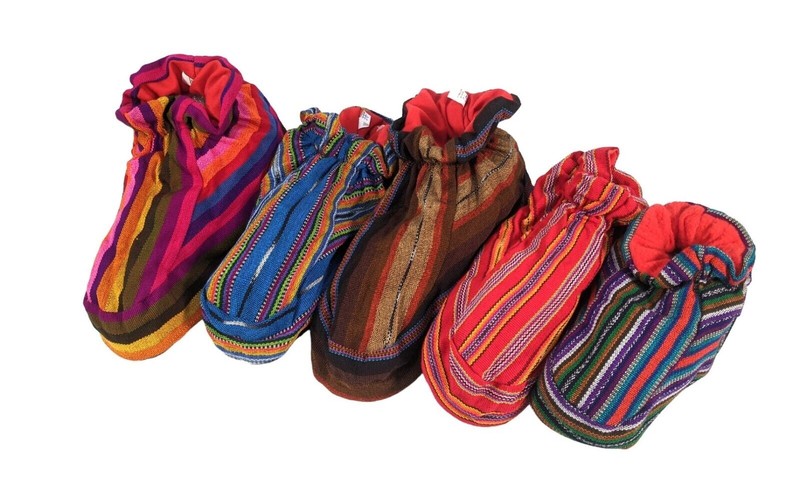Traditional Textile Slippers Guatemala Chichicastenango Handmade Fair Trade
