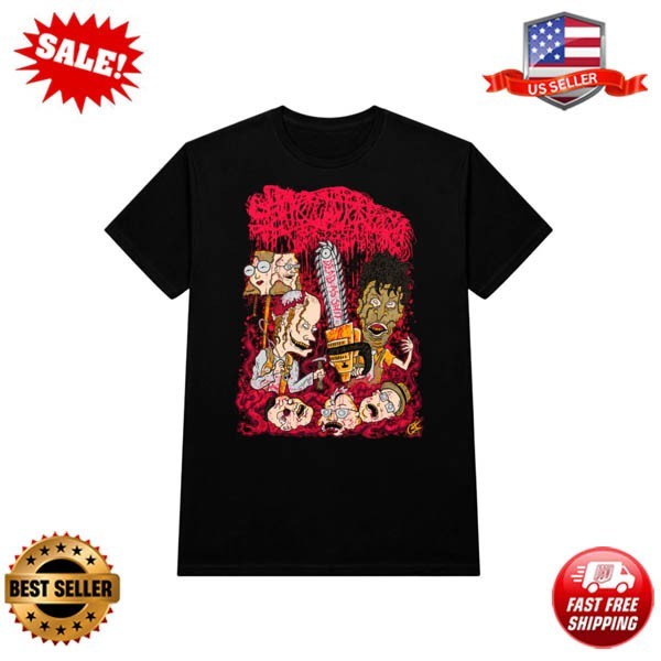 Sanguisugabogg Beavis and Butt-Head Lamb Of God Into Oblivion T-shirt Unisex